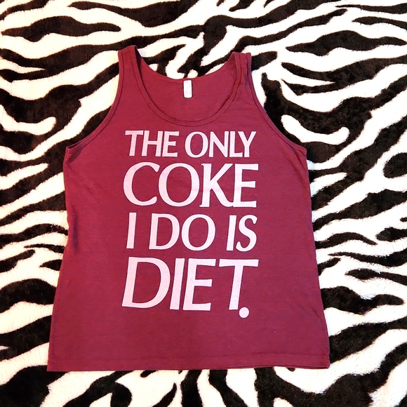 Sober Is Sexy "The Only Coke I Do Is Diet" Tee - Picture 1 of 3